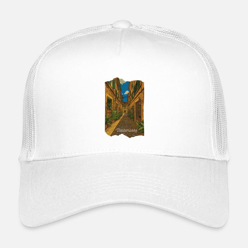 Valldemossa - Mallorca - Kids’ Trucker Cap - white