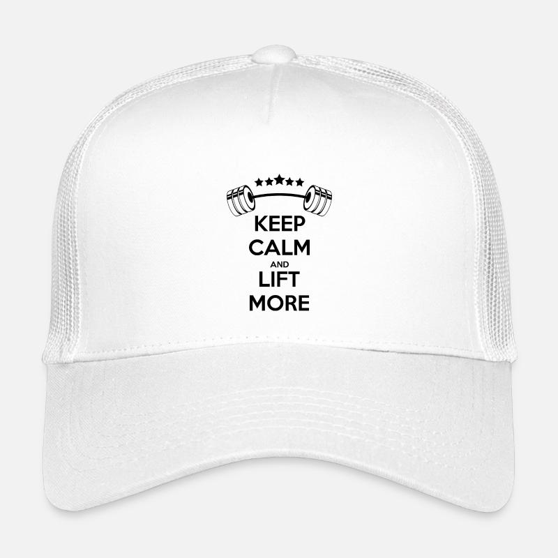 Keep Calm Weightlifting: GYM Silhouette Power Kids’ Trucker Cap