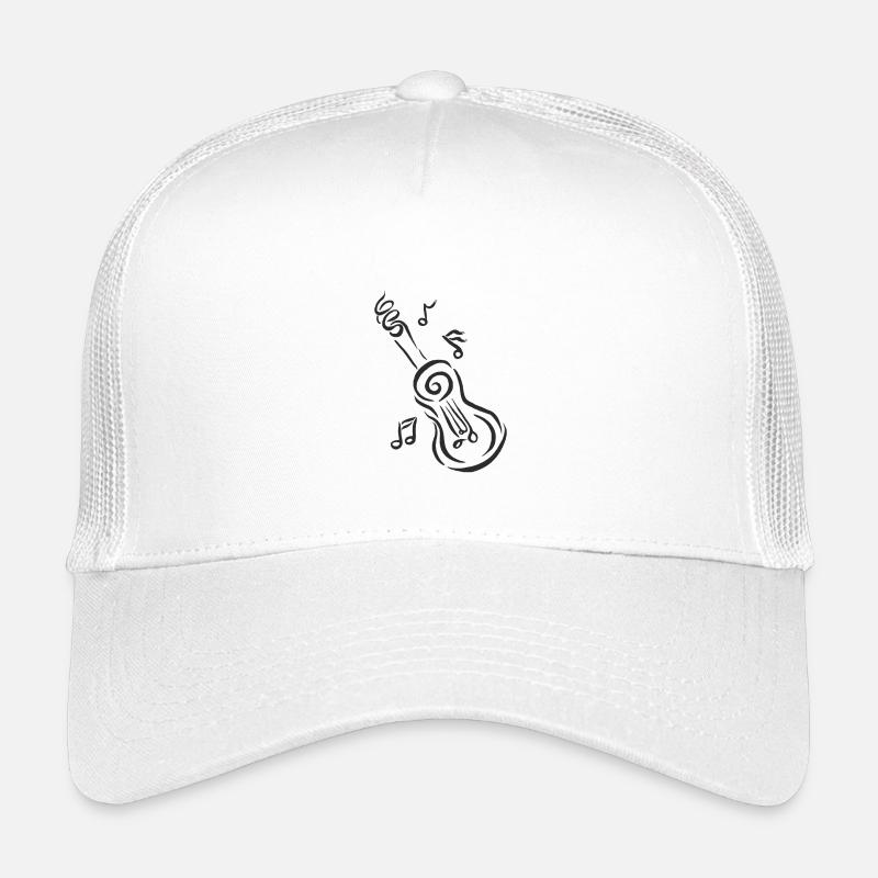 Spiral Guitar with Notes Kids’ Trucker Cap