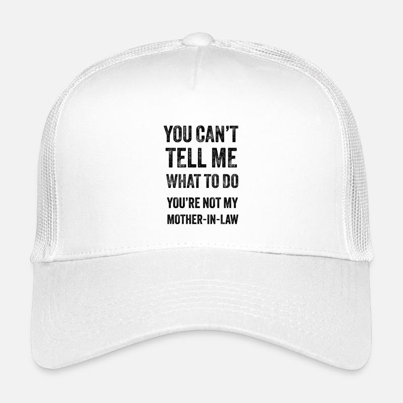 Schwiegermutter - Lustiges Vintage-Design - Kinder Trucker-Cap - Weiß