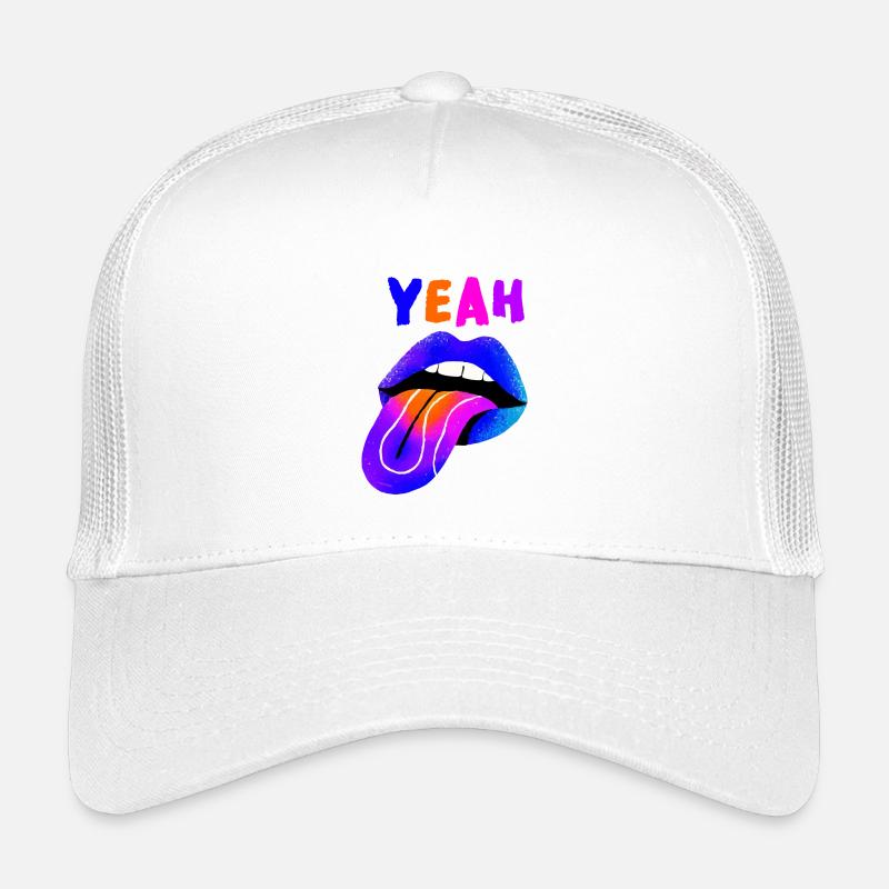 Lèvres vibrantes YEAH Pop Art Casquette trucker enfant