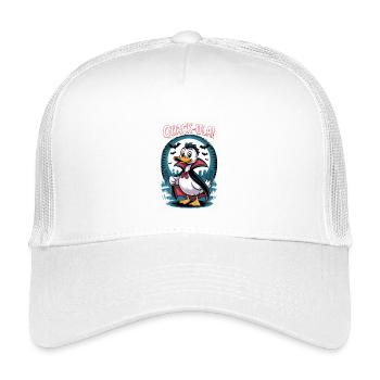 Quaccula Vampire Duck - Casquette trucker enfant - blanc - Devant