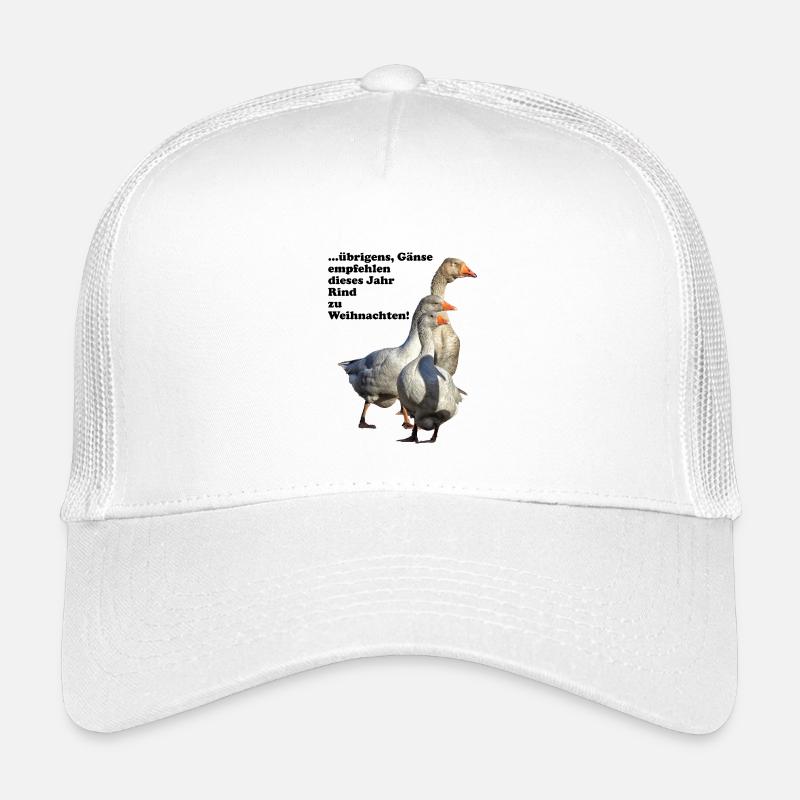 Weihnachts-Gänseempfehlung Rind Kinder Trucker-Cap