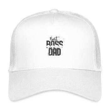 Best Dad Statement Tee - Casquette trucker enfant - blanc - Devant