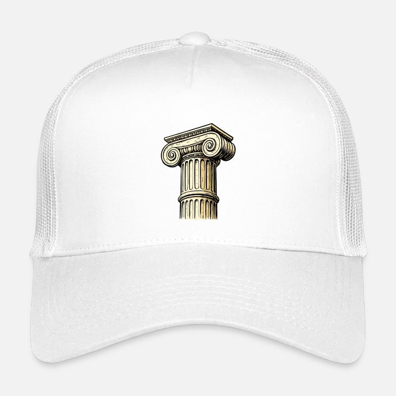 Antikes Säulenkapitell Gravur Kinder Trucker-Cap