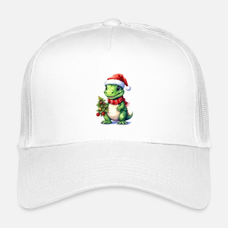 Dino mignon adapté pour Noël Casquette trucker enfant