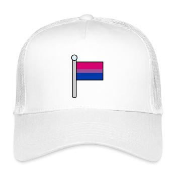 Bisexual Pride Flag  - Kids’ Trucker Cap - white - Front