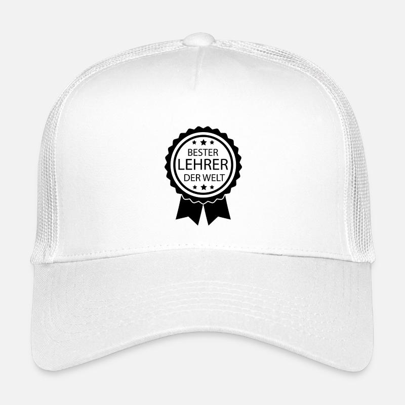 Bester Lehrer der Welt Geschenk Abschied Schule Kinder Trucker-Cap