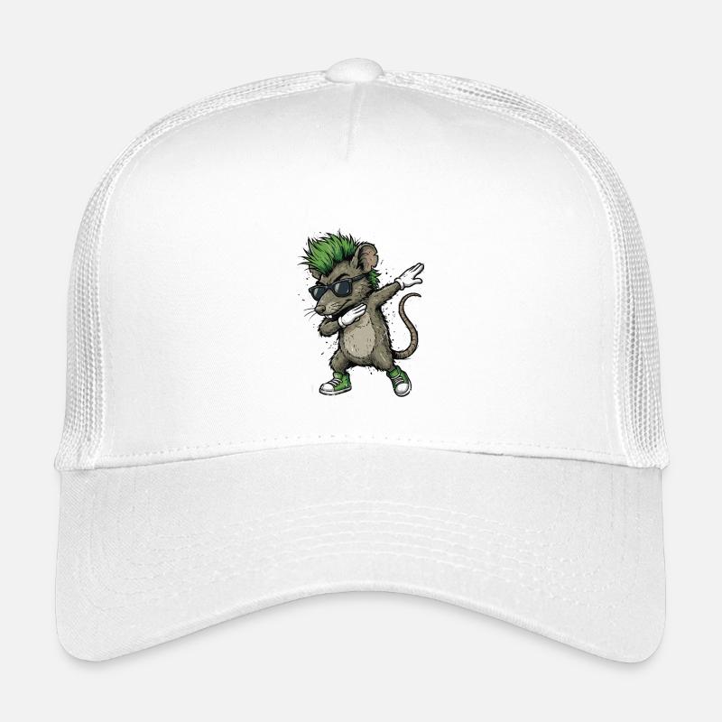 Dessin animé Punk Dab Rat Casquette trucker enfant