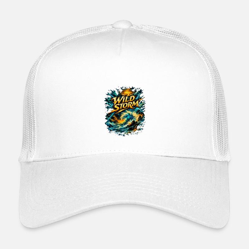 Wild Storm Sea-like Kraft Kinder Trucker-Cap