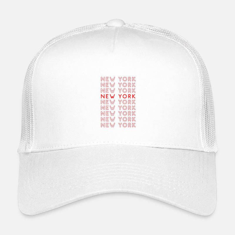  New York Raster Muster Kinder Trucker-Cap