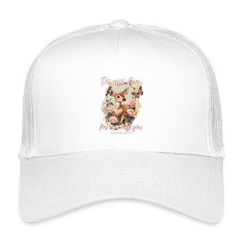 Reh Christlich Bibelvers - Kinder Trucker-Cap - Weiß - Vorne