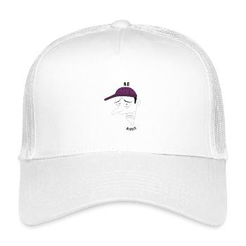 No big deal man - ironic - Kids’ Trucker Cap - white - Front