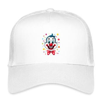 Carnival Clown Costume Carnival Carnival - Kids’ Trucker Cap - white - Front