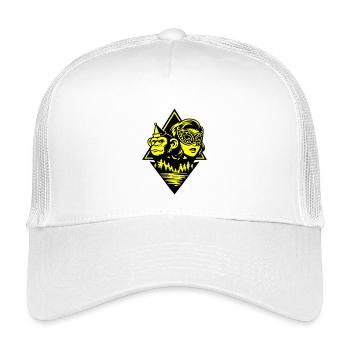 Pulp Duo - Kinder Trucker-Cap - Weiß - Vorne