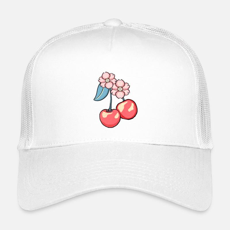 Illustration de charme en fleurs de cerisier Casquette trucker enfant