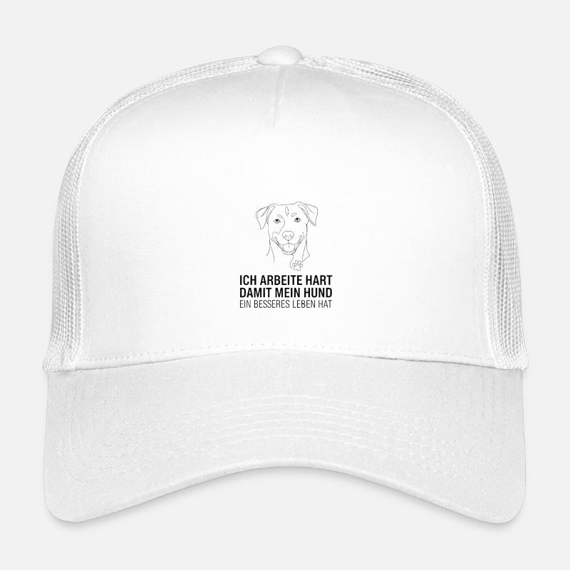 I work hard for my dog Kids’ Trucker Cap