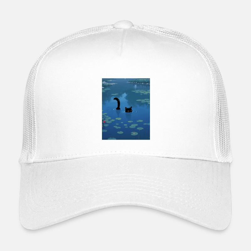 MonCat Water Lily Impressio Mon Chat le nénuphar Kinder Trucker-Cap