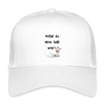 Do you want to be my godfather? - Kids’ Trucker Cap - white - Front