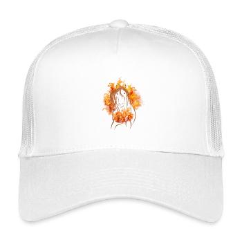 Cheval de Feu - Porte ta puissance vers l’extérieur - Casquette trucker enfant - blanc - Devant