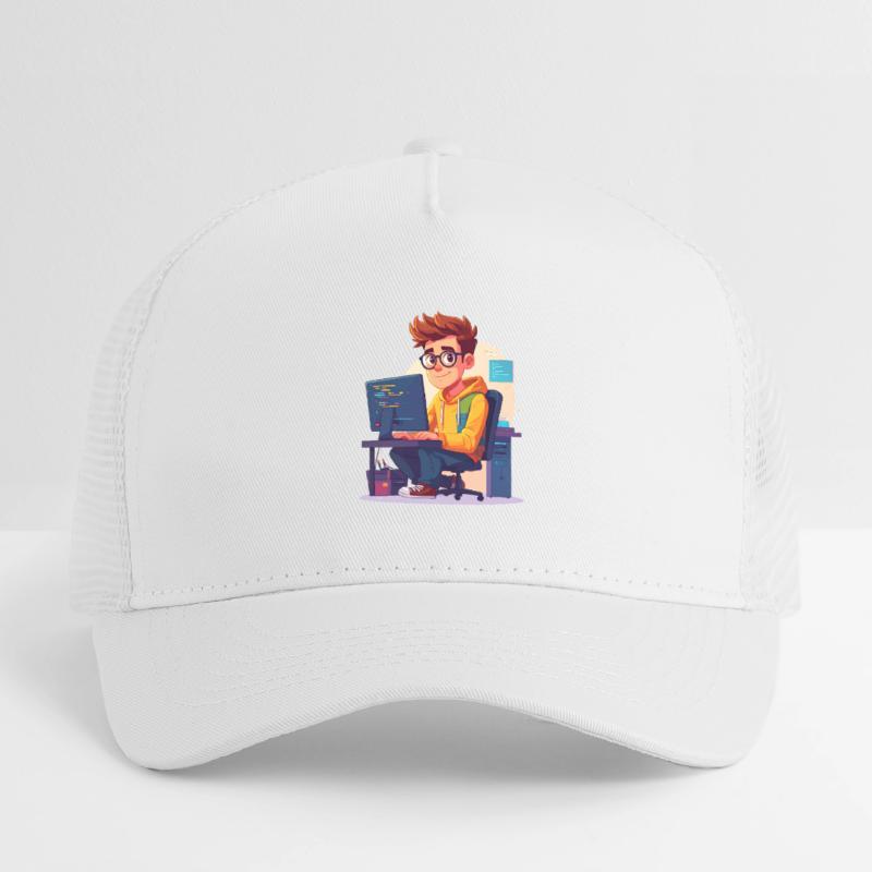Programmierer oder Nerd Kinder Trucker-Cap