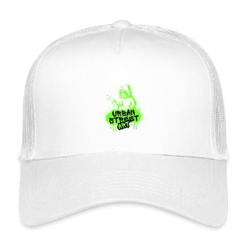 Neon Street Art Spray - Kinder Trucker-Cap - Weiß - Vorne