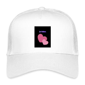 Ich liebe dich - Kinder Trucker-Cap - Weiß - Vorne