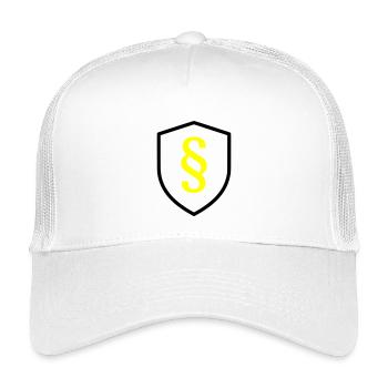 Paragraph Shield Law - Kids’ Trucker Cap - white - Front
