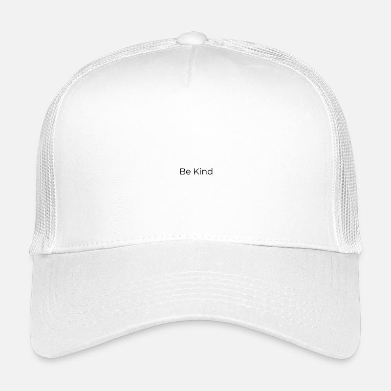 Sei freundlich. - Kinder Trucker-Cap - Weiß