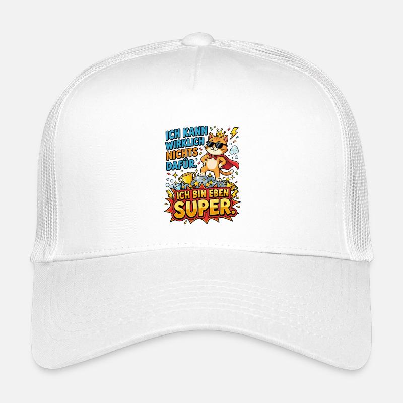 Héros Chat : Je suis juste super Casquette trucker enfant