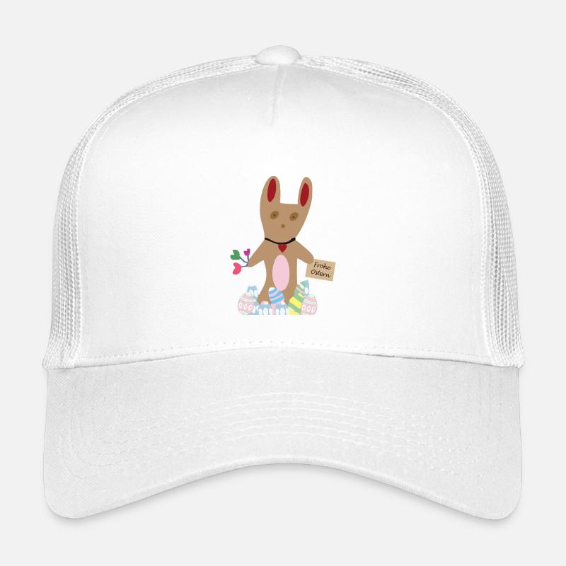Rabbit wishes Happy Easter Kids’ Trucker Cap