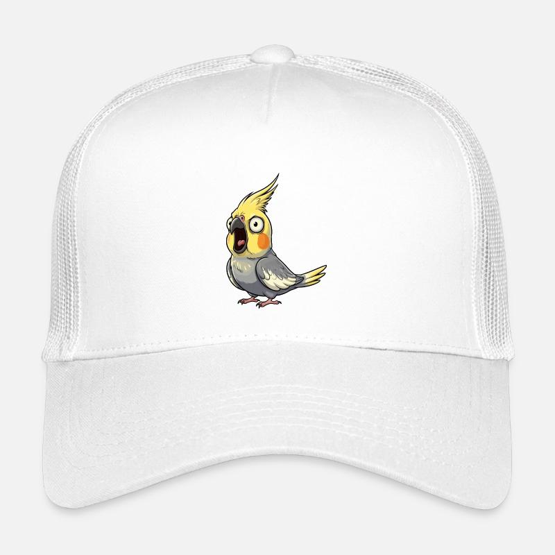 Émeute de la calopsitte jaune Casquette trucker enfant