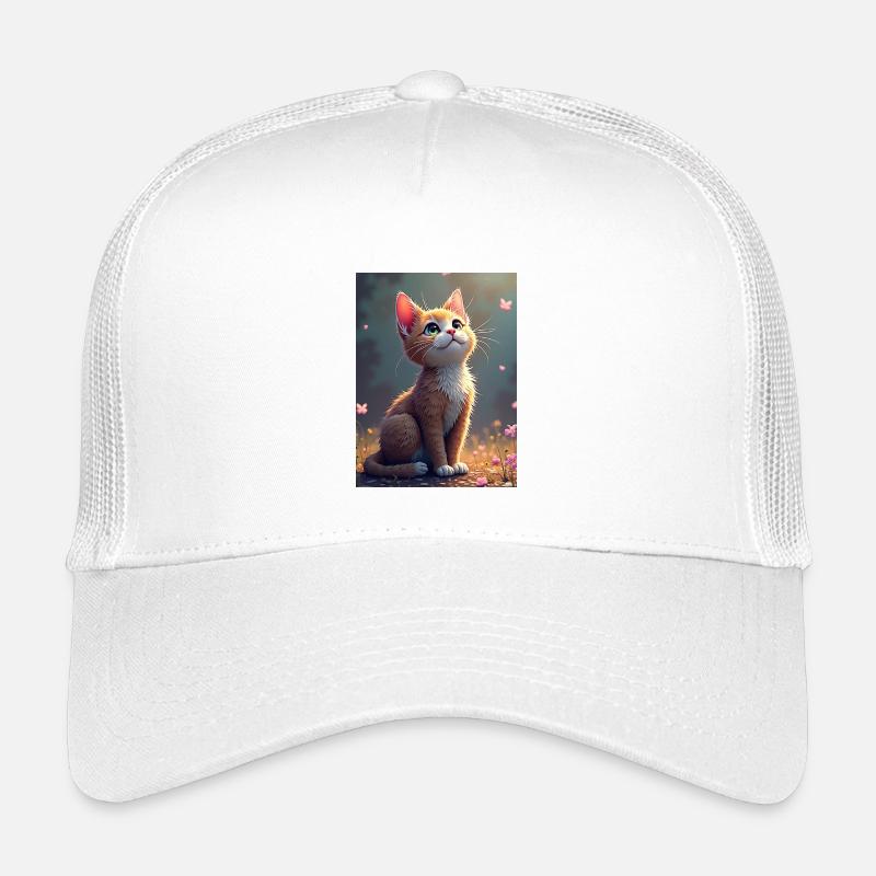 chaton_mignon - Casquette trucker enfant - blanc
