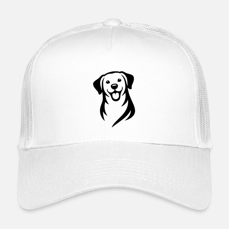 Hund - Kinder Trucker-Cap - Weiß