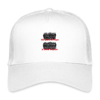 Board of Peace: Gelangweilt vom Frieden - Kinder Trucker-Cap - Weiß - Vorne