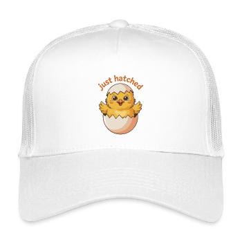 Frisch geschlüpft Küken - Kinder Trucker-Cap - Weiß - Vorne