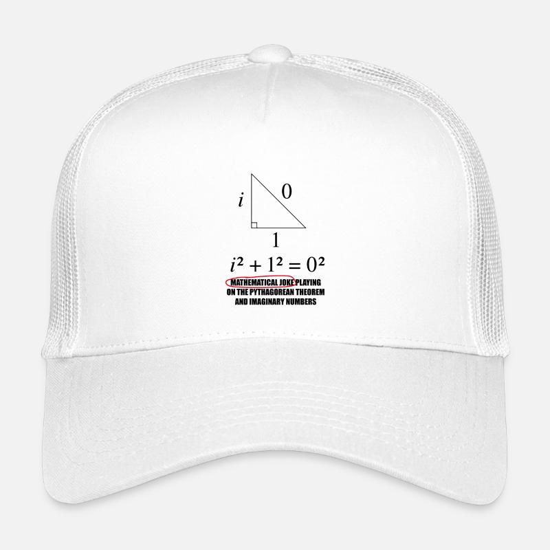 Lustiges Mathe-Motiv mit Pythagoras-Witz Kinder Trucker-Cap