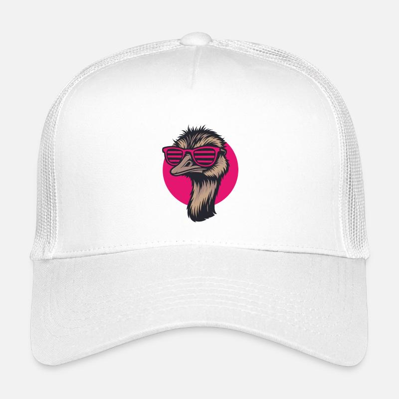 Bouquet avec lunettes de soleil, Nandu, Emu Casquette trucker enfant