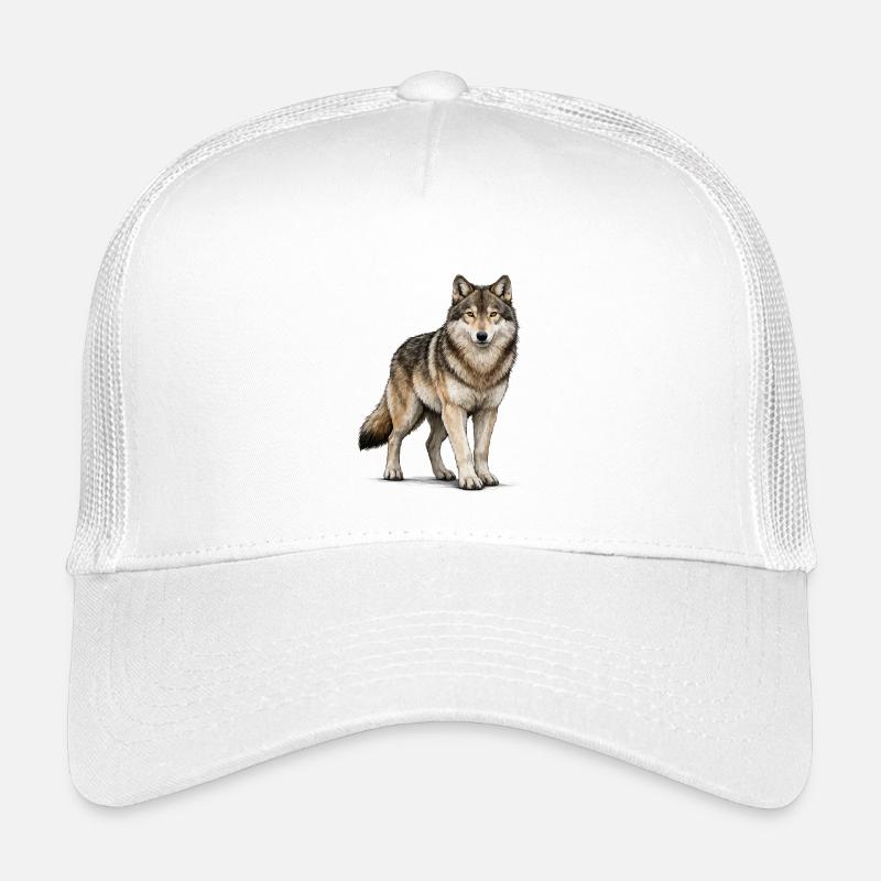 Wolf Tier Kinder Trucker-Cap