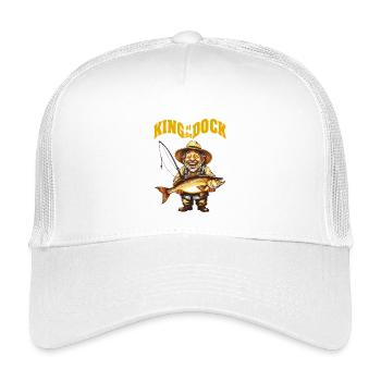 KingOTD - Kinder Trucker-Cap - Weiß - Vorne