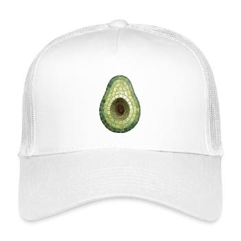Avocado Mosaic - Modern Foodie Gift - Kids’ Trucker Cap - white - Front