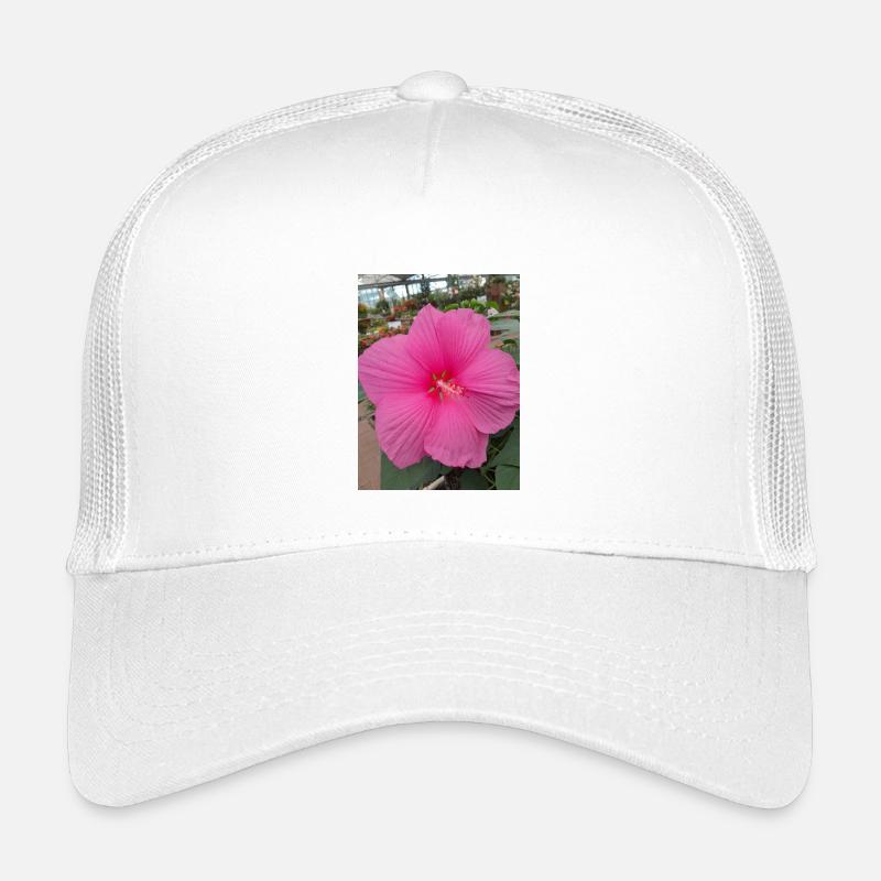 Hibiscus Rose Éclat Tropical Textile Casquette trucker enfant