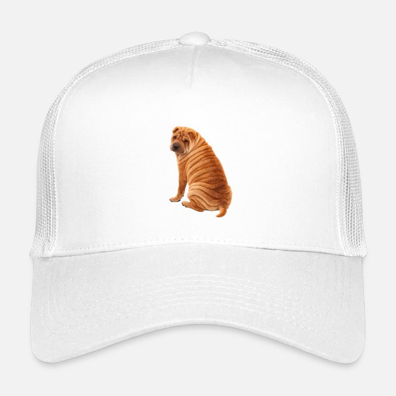 Shar Pei assis Casquette trucker enfant