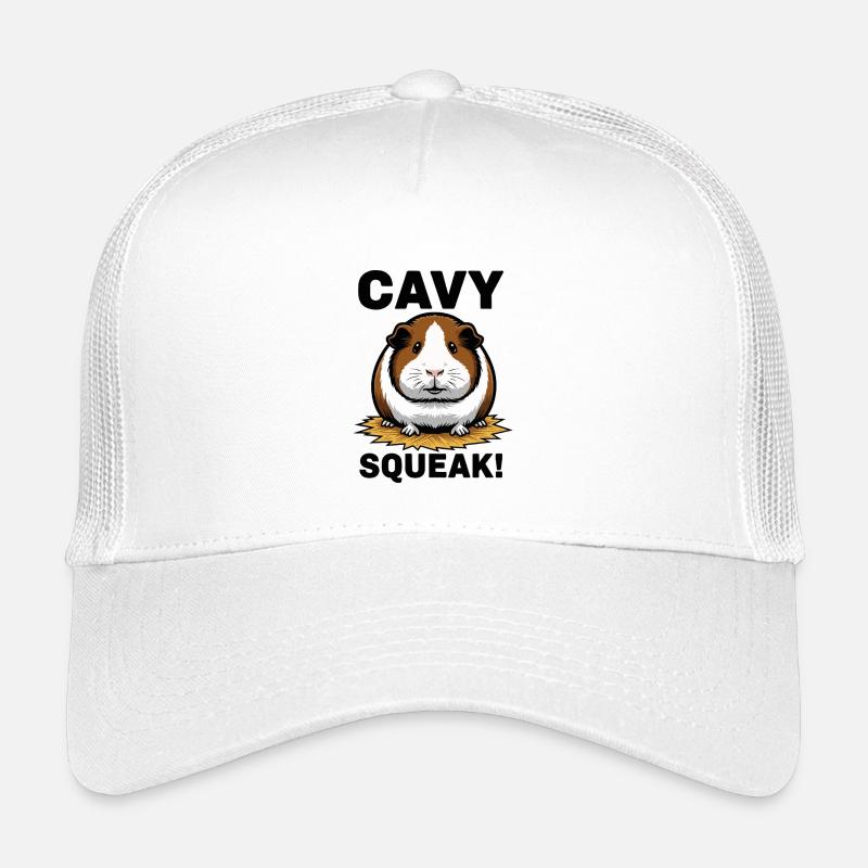 Cochon d'Inde Cavy Squeak Versuchskaninchen Kinder Trucker-Cap