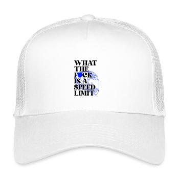 Auto - Kinder Trucker-Cap - Weiß - Vorne