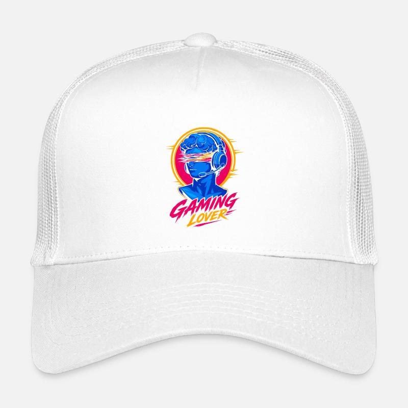 Gaming Lover Neon Headset Kids’ Trucker Cap
