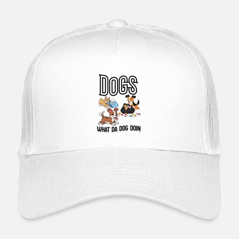 Dogs cleaning up trash Kids’ Trucker Cap