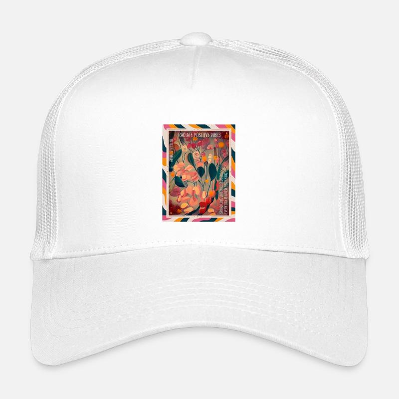 Vibrations florales radieuses Casquette trucker enfant