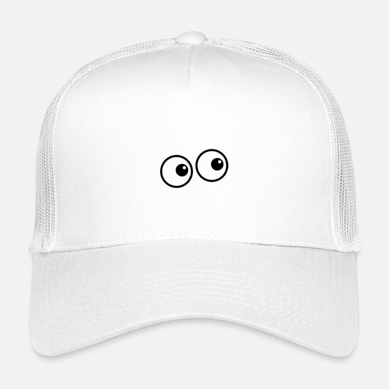 Zwei Augen Blickfang Kinder Trucker-Cap