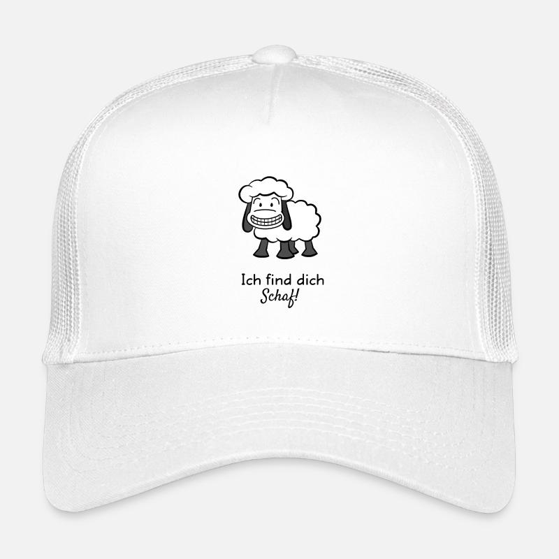 Ich find dich Schaf! - Kinder Trucker-Cap - Weiß